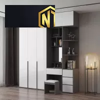 TỦ QUẦN ÁO GỖ MDF PHỦ MELAMINE MẪU 21